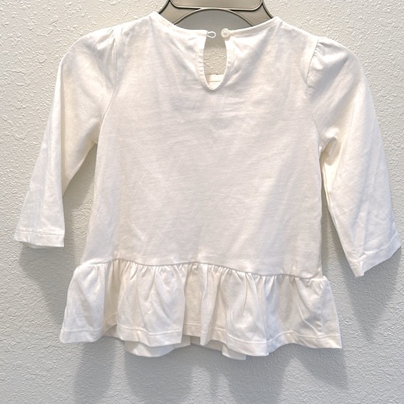 New Janie and jack peplum top size 4 - Picture 3 of 4